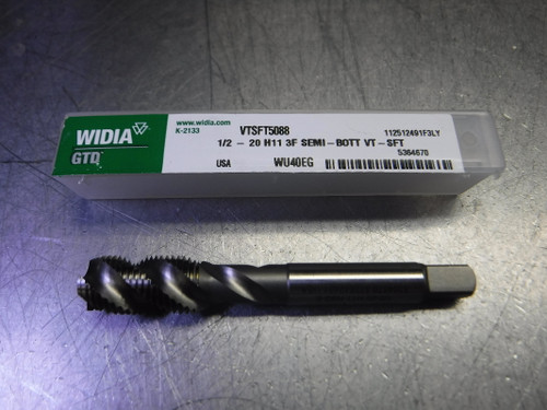 Widia/GTD 1/2-20 H11 3 Flute HSS Semi Bottom Tap VTSFT5088 WU40EG (LOC3393A)