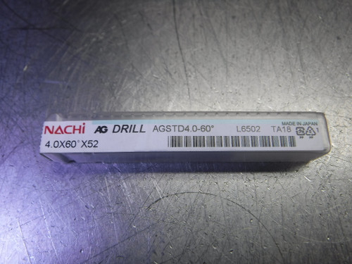 Nachi 4mm 60 Deg 2 Flute HSS Drill AGSTD4.0-60 (LOC3407)