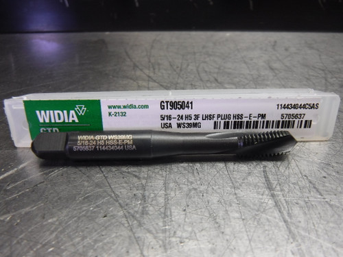 Widia 5/16-24 H5 HSS-E-PM Spiral Flute Plug Tap 3 Flute GT905041 (LOC3656)