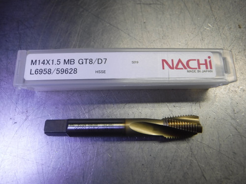 Nachi M14x1.5 GT8/D7 HSS 3 Flute HSS Tap M14x1.5 MB GT8/D7/L6958/59628 (LOC3429)