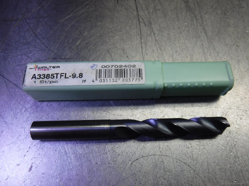 Walter/Titex 9.8mm Coolant Thru Carbide Drill 10mm Shank A3385TFL-9.8 (LOC3443A)