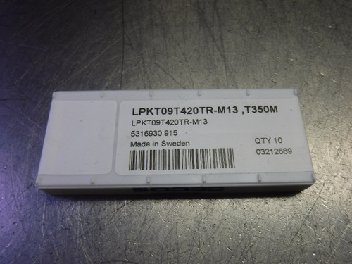 SECO Carbide Inserts QTY10 LPKT09T420TR-M13 T350M (LOC3445)
