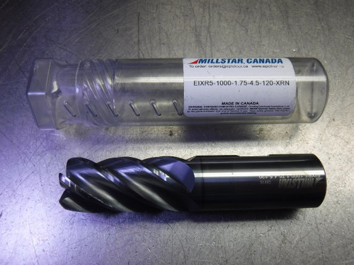 MillStar 1" 5 Flute Carbide Endmill 1 Shank EIXR5-1000-1.75-4.5-120-XRN (LOC3449)