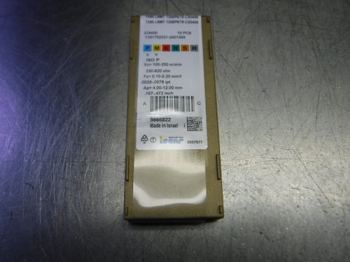 Iscar Carbide Milling Inserts QTY10 T490 LNMT 1306PNTR-CS 5400 (LOC3467) Iscar Carbide Milling Inserts QTY10 T490 LNMT 1306PNTR-CS 5400 (LOC3467)