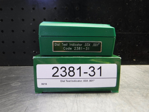 Insize Dial Test Indicator .03 x .001" 2381-31 (LOC3475)