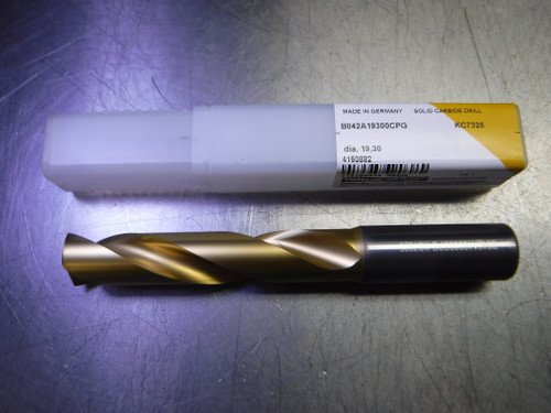 Kennametal 19.30mm Carbide Drill 20mm Shank B042A19300CPG KC7325 (LOC3481) Kennametal 19.30mm Carbide Drill 20mm Shank B042A19300CPG KC7325 (LOC3481)