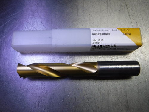 Kennametal 19.30mm Carbide Drill 20mm Shank B042A19300CPG KC7325 (LOC3481)