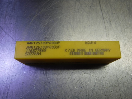 Kennametal Carbide Grooving Inserts QTY10 A4R125I03P00GUP KCU10 (LOC818A)