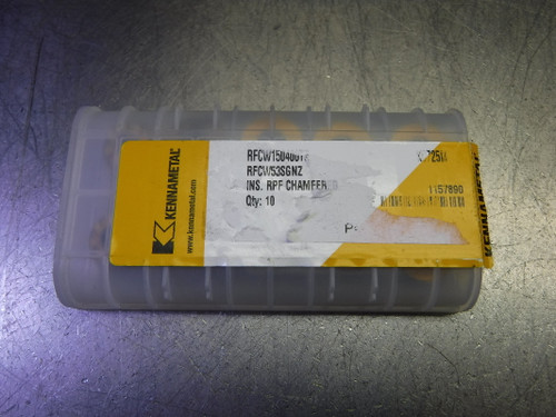 Kennametal Carbide Milling Inserts QTY10 RFCW150400TZ/RFCW53SGNZ KC725M (LOC945)