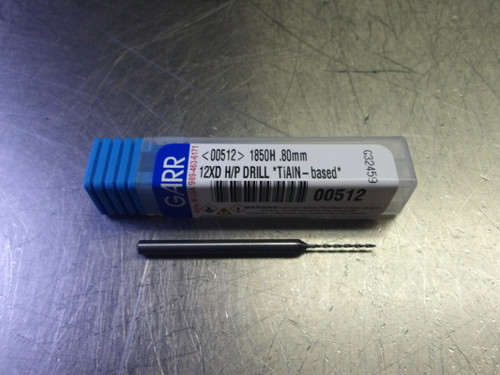 Garr .0315" 2 Flute Carbide Micro Drill 3mm Shank 00512 (LOC2032A)
