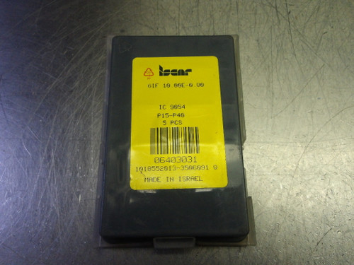 Iscar Carbide Grooving Inserts QTY5 GIF 10.00E-0.80 IC9054 (LOC3617)