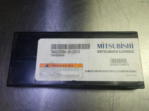 Mitsubishi Carbide Turning Insert QTY10 TNMG666GH/TNMG330924-GH UC6010 (LOC3618B)