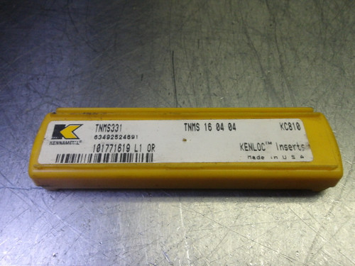 Kennametal Carbide Turning Inserts QTY5 TNMS331 / TNMS 16 04 04 KC810 (LOC3613B)