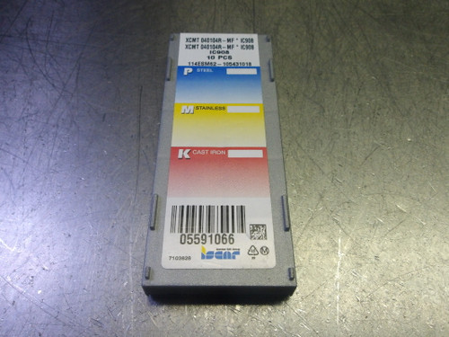 Iscar Carbide Milling Inserts QTY10 XCMT 040104R-MF IC908 (LOC1949A)