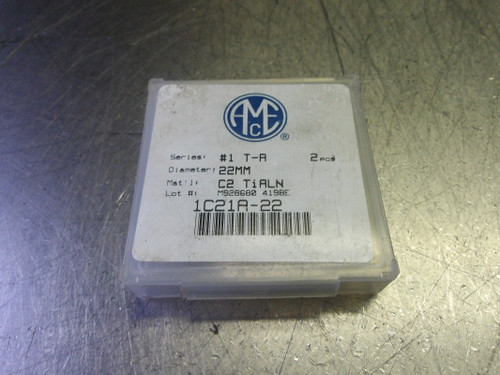 AMEC T-A #1 22mm Carbide Spade Drill Insert QTY2 1C21A-22 (LOC1803C)