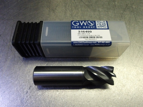 GWS 3/4" 5 Flute Carbide CR Endmill 3/4" Shank .030" R 316499 (LOC2040A)