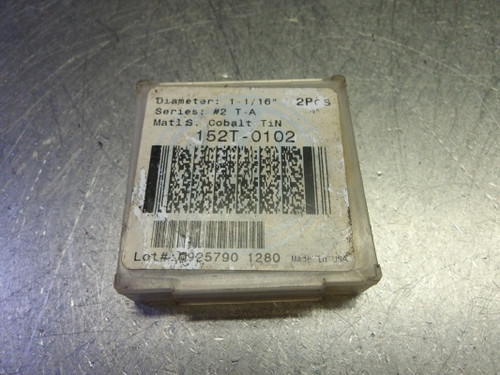 AMEC T-A #2 1.0625" Super Cobalt Spade Drill Inserts QTY2 152T-0102 (LOC2124B)