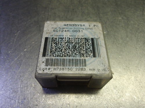 AMEC GEN3SYS 31/32" Carbide Drill Tip Insert QTY1 5C124H-0031 (LOC2124A)