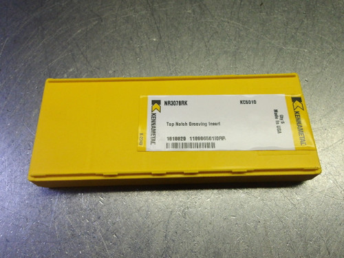 Kennametal Carbide Grooving Inserts QTY5 NR3078RK KC5010 (LOC2132B)