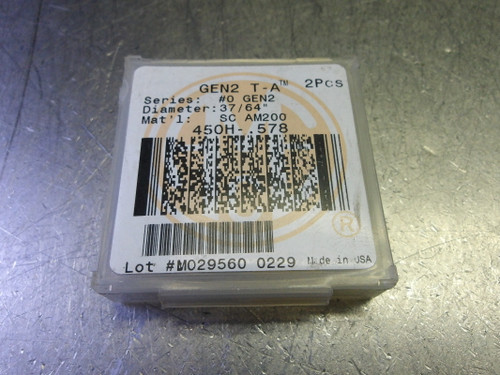 AMEC GEN2 #0 37/64" Super Cobalt Spade Drill Inserts QTY2 450H-.578 (LOC1343C) AMEC GEN2 #0 37/64" Super Cobalt Spade Drill Inserts QTY2 450H-.578 (LOC1343C)