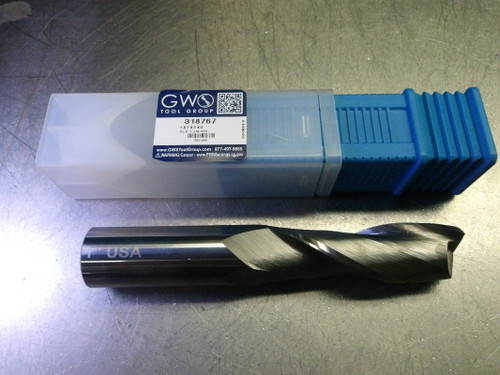 GWS 1" 2 Flute Long Carbide Endmill 1" Shank 318767 (LOC2427)