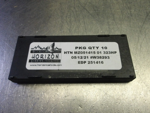 Horizon Carbide Grooving Inserts QTY10 HG 3039L 323 (LOC2822B)