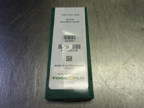 Tool Flo Carbide Threading Inserts QTY10 TNMC 32 NV AC3R (LOC972A)