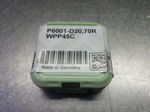 Walter 20.7mm Carbide Drill Tip Insert QTY1 P6001-D20.70R WPP45C (LOC2617)
