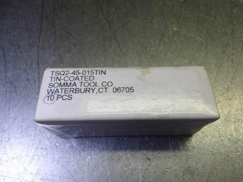 Somma Carbide Inserts QTY10 TSQ2-45-015TIN (LOC843B)