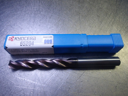 Kyocera/SGS 7.4mm 3 Flute Coolant Thru Carbide Drill 8mm Shank 65204 (LOC3573B)