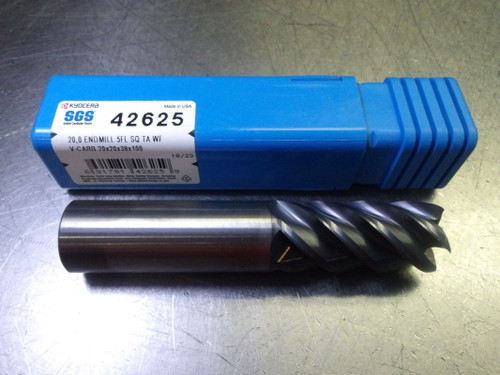 Kyocera/SGS 20mm 5 Flute Carbide Endmill 20mm Shank 42625 (LOC336)