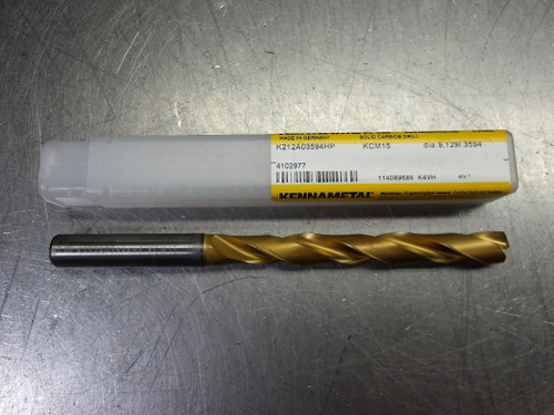 Kennametal 23/64" Carbide Drill Coolant Thru K212A03594HP KCM15 (LOC328A)