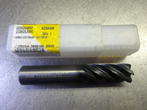 Kennametal 5/8" 5 Flute Carbide CR Endmill .060" R UCDE625J5BRD KC643M (LOC2053C)