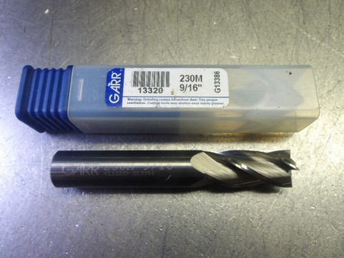 GARR 9/16" 4 Flute Carbide SQ Endmill 9/16" Shank 13320 (LOC2135A)