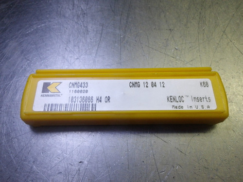 Kennametal Carbide Inserts QTY5 CNMG433 / CNMG 12 04 12 K68 (LOC1331A)