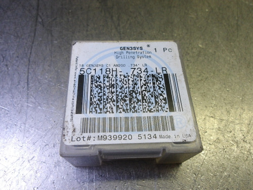 AMEC Gen3sys #18 47/64" Carbide Drill Tip Insert QTY1 5C118H-.734-LR (LOC2988B)