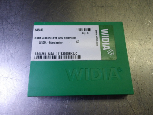 Widia/Manchester Carbide Grooving/Threading Inserts QTY5 508239 GC (LOC1268A)