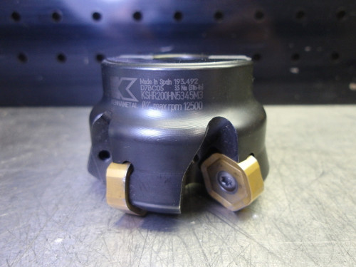 Kennametal 2" Coolant Thru Indexable Facemill 3/4 Arbor KSHR200HN5345M3 (LOC3584) Kennametal 2" Coolant Thru Indexable Facemill 3/4 Arbor KSHR200HN5345M3 (LOC3584)