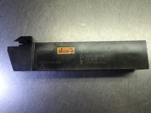 Sandvik 1.25" x 1.25" Indexable Lathe Tool Holder 6" OAL RF123F040-20B (LOC2681A)