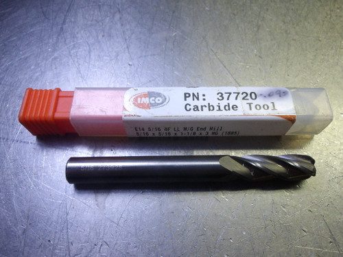 IMCO 5/16" 4 Flute Carbide CR Endmill 5/16" Shank .090" R 37720 (LOC2983C)
