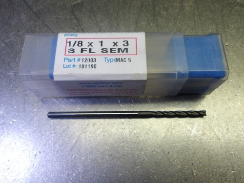 SP3 Diamond 1/8" 4 Flute Diamond Coated Carbide Endmill 1/8x1x3 3FL SEM (LOC2655B)