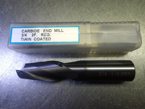 3/4" 2 Flute Carbide Endmill 3/4" Shank TiAlN Coated (LOC2655B)