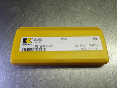 Kennametal Carbide Grooving Inserts QTY5 NR3031L K68 (LOC2590)