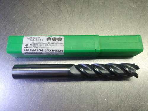 Design-Rite 3/4" 4 Flute Carbide Endmill 3/4" Shank D6444754 (LOC37)