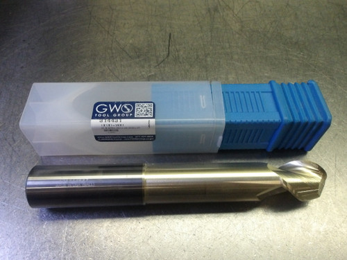 GWS 1" 2 Flute Carbide Ballnose Endmill 1" Shank 314431 (LOC1015A)