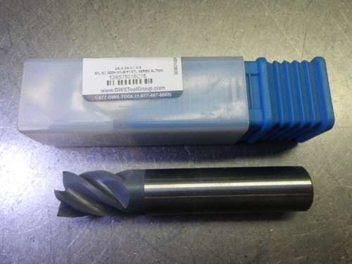 GWS 3/4" 5 Flute Carbide SQ Endmill 3/4" Shank 538S75016C15 (LOC1079B)