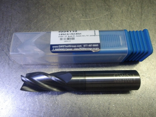 GWS 5/8" 4 Flute Carbide Vari Helix SQ Endmill 5/8" Shank 1034113 (LOC1079B)