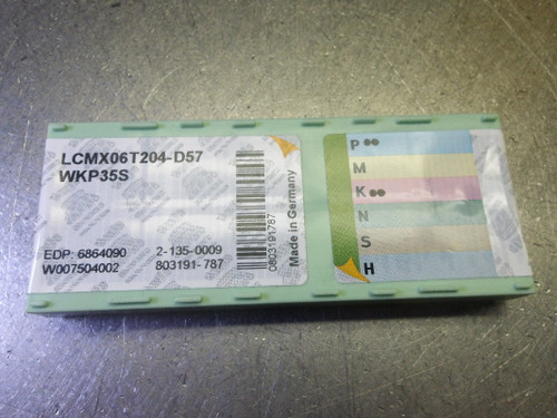 Walter Carbide Inserts QTY10 LCMX06T204-D57 WKP35S (LOC483B) Walter Carbide Inserts QTY10 LCMX06T204-D57 WKP35S (LOC483B)