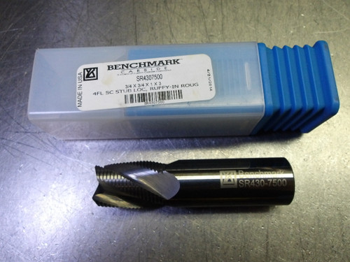 Benchmark 3/4" 4 Flute Carbide Roughing Endmill 3/4" Shank SR4307500 (LOC3753D)
