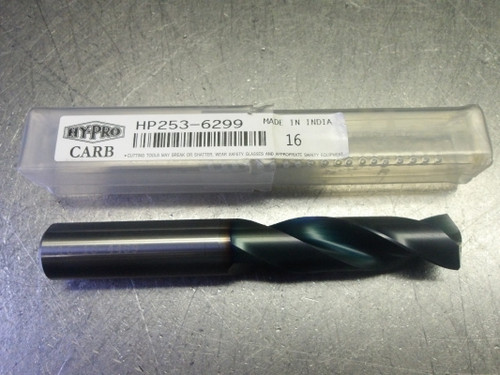 OSG HY-Pro 16mm Coolant Thru Carbide Drill 16mm Shank HP253-6299 (LOC3603B)